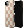 image:imageCasely iPhone 17e Case  Daisy Daydream  Baby Blue Floral  Bold Protective Design  Compatible with MagSafeFit Check  Neutral Checkerboard