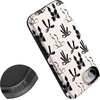 image:imageCasely iPhone 17e Case  Daisy Daydream  Baby Blue Floral  Bold Protective Design  Compatible with MagSafeGoth Girlie  Black Bows