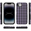 image:imageCasely iPhone 17e Case  Daisy Daydream  Baby Blue Floral  Bold Protective Design  Compatible with MagSafeHarlequin Midnight Diamond  Black and Purple