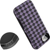 image:imageCasely iPhone 17e Case  Daisy Daydream  Baby Blue Floral  Bold Protective Design  Compatible with MagSafeHarlequin Midnight Diamond  Black and Purple