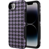 image:imageCasely iPhone 17e Case  Daisy Daydream  Baby Blue Floral  Bold Protective Design  Compatible with MagSafeHarlequin Midnight Diamond  Black and Purple