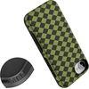 image:imageCasely iPhone 17e Case  Daisy Daydream  Baby Blue Floral  Bold Protective Design  Compatible with MagSafeHarlequin Wicked Diamond  Black and Green