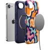 image:imageCasely iPhone 17e Case  Daisy Daydream  Baby Blue Floral  Bold Protective Design  Compatible with MagSafeMidnight Color Splash  Abstract Retro