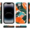 image:imageCasely iPhone 17e Case  Daisy Daydream  Baby Blue Floral  Bold Protective Design  Compatible with MagSafeOf Quartz  Sculpted Marble