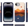 image:imageCasely iPhone 17e Case  Daisy Daydream  Baby Blue Floral  Bold Protective Design  Compatible with MagSafeOpposites Attract  Day  Night Mountains