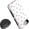 image:imageCasely iPhone 17e Case  Daisy Daydream  Baby Blue Floral  Bold Protective Design  Compatible with MagSafePowder Pups  Dog Sled