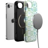 image:imageCasely iPhone 17e Case  Daisy Daydream  Baby Blue Floral  Bold Protective Design  Compatible with MagSafePura Vida  Coastal Checkers