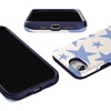 image:imageCasely iPhone 17e Case  Daisy Daydream  Baby Blue Floral  Bold Protective Design  Compatible with MagSafeStars Align  Blue  White Stars