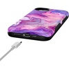 image:imageCasely iPhone 17e Case  Daisy Daydream  Baby Blue Floral  Bold Protective Design  Compatible with MagSafeTie Dying Over You  Purple Marble