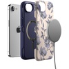 image:imageCasely iPhone 17e Case  Ink amp Iris  Vintage Floral  Bold Protective Design  Compatible with MagSafe