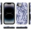 image:imageCasely iPhone 17e Case  Love Me Knot  Blue Bow  Bold Protective Design  Compatible with MagSafe