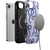 image:imageCasely iPhone 17e Case  Love Me Knot  Blue Bow  Bold Protective Design  Compatible with MagSafe