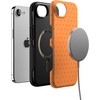 image:imageCasely iPhone 17e Case  On the Dot  Orange Polka Dot  Bold Protective Design  Compatible with MagSafe