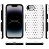 image:imageCasely iPhone 17e Case  On the Dot  White Polka Dot  Bold Protective Design  Compatible with MagSafe