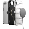 image:imageCasely iPhone 17e Case  On the Dot  White Polka Dot  Bold Protective Design  Compatible with MagSafe