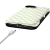 image:imageCasely iPhone 17e Case  Sunday Best  Mint Lattice  Bold Protective Design  Compatible with MagSafe
