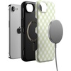 image:imageCasely iPhone 17e Case  Sunday Best  Mint Lattice  Bold Protective Design  Compatible with MagSafe