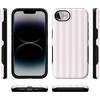 image:imageCasely iPhone 17e Case  Sunday Best  Pink Stripes  Bold Protective Design  Compatible with MagSafe