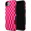 image:imageCasely iPhone 17e Case  Vibe Check  Pink Checkerboard  Bold Protective Design  Compatible with MagSafe