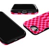 image:imageCasely iPhone 17e Case  Vibe Check  Pink Checkerboard  Bold Protective Design  Compatible with MagSafe