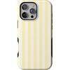 image:imageCasely iPhone 16 Pro Case  Butter Yellow Stripes  Sunday Best  Bold Protective Design  Compatible with MagSafe