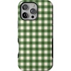 image:imageCasely iPhone 16 Pro Case  Checked Twice  Green Plaid  Bold Protective Design  MagSafe Compatible Design