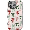 image:imageCasely iPhone 16 Pro Max Case  Festive Girlie  Holiday Bows  Bold Protective Design  MagSafe Compatible Design