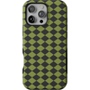 image:imageCasely iPhone 16 Pro Max Case  Harlequin Wicked Diamond  Black and Green  Bold Protective Design  MagSafe Compatible Design