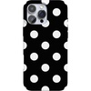 image:imageCasely iPhone 16 Pro Max Case  Mushroom Magic  Retro Floral  Compatible with MagSafe  Classic Ultra Slim DesignHigh Contrast  Black Polka Dot