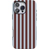 image:imageCasely iPhone 16 Pro Max Case  Sunday in Brooklyn  Chocolate Blue Stripes  Bold Protective Design  Compatible with MagSafe