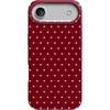 image:imageCasely iPhone 17 Air Case  On the Dot  Maroon Polka Dot  Compatible with MagSafe  Classic Ultra Slim Design