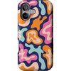 Midnight Color Splash | Abstract Retro