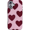 image:imageCasely iPhone 17 Case  Whole Lotta Love  Plum Hearts  Bold Protective Design  MagSafe Compatible Design