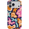 Midnight Color Splash | Abstract Retro