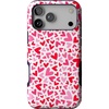 image:imageCasely iPhone 17 Pro Max Case  Reality Check  Periwinkle  Bold Protective Design  Compatible with MagSafeXOXO  Candy Hearts
