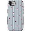 image:imageCasely iPhone 17e Case  Love Lines  Blue Stripes  Bold Protective Design  Compatible with MagSafe