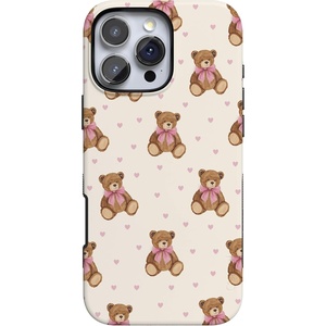image:imageCasely iPhone 16 Pro Case  Cuddle Up  Teddy Bear  Bold Protective Design  MagSafe Compatible Design