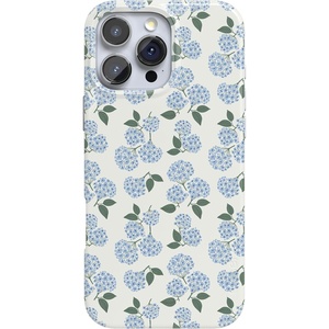 image:imageCasely iPhone 16 Pro Case  Nantucket Cottage  Blue Hydrangea  Compatible with MagSafe  Classic Ultra Slim Design