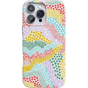 image:imageCasely iPhone 16 Pro Case  Veneta Tapestry  Grateful Dead Tie Dye  Classic Ultra Slim DesignColor Me Happy  Doodle Colorblock