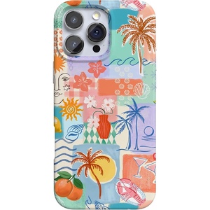 image:imageCasely iPhone 16 Pro Case  Veneta Tapestry  Grateful Dead Tie Dye  Classic Ultra Slim DesignTropical Heat  Beachy Collage