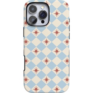 image:imageCasely iPhone 16 Pro Max Case  Chelsea Checker  Starlight Tiles  Bold Protective Design  Compatible with MagSafe