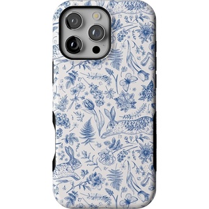 image:imageCasely iPhone 16 Pro Max Case  Hop amp Bloom  Bunny Toile  Bold Protective Design  Compatible with MagSafe