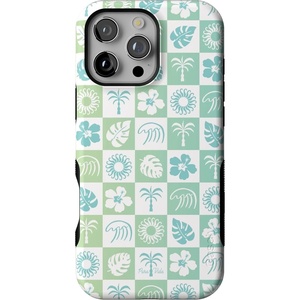 image:imageCasely iPhone 16 Pro Max Case  Lost in Spots  Cheetah Print  Bold Protective Design  Compatible with MagSafePura Vida  Coastal Checkers