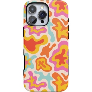 image:imageCasely iPhone 16 Pro Max Case  Lost in Spots  Cheetah Print  Bold Protective Design  Compatible with MagSafeTropical Color Splash  Abstract Retro