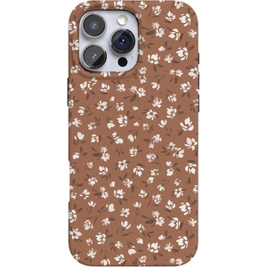 image:imageCasely iPhone 16 Pro Max Case  Mushroom Magic  Retro Floral  Compatible with MagSafe  Classic Ultra Slim DesignMocha Meadow  Tiny Flowers