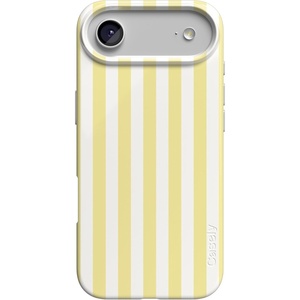 image:imageCasely iPhone 17 Air Case  Butter Yellow Stripes  Sunday Best  Compatible with MagSafe  Classic Ultra Slim Design