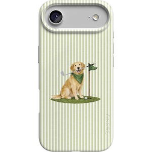 image:imageCasely iPhone 17 Air Case  Coquette Girlie  Pastel Bows  Compatible with MagSafe  Classic Ultra Slim DesignClubhouse  Golden on the Green