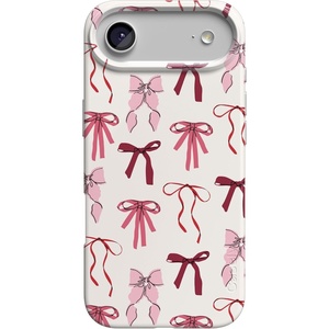 image:imageCasely iPhone 17 Air Case  Coquette Girlie  Pastel Bows  Compatible with MagSafe  Classic Ultra Slim DesignLover Girlie  Pink Bows