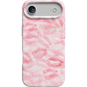 image:imageCasely iPhone 17 Air Case  Coquette Girlie  Pastel Bows  Compatible with MagSafe  Classic Ultra Slim DesignSealed with a Kiss  Pink Lipstick