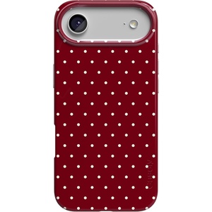 image:imageCasely iPhone 17 Air Case  On the Dot  Maroon Polka Dot  Compatible with MagSafe  Classic Ultra Slim Design